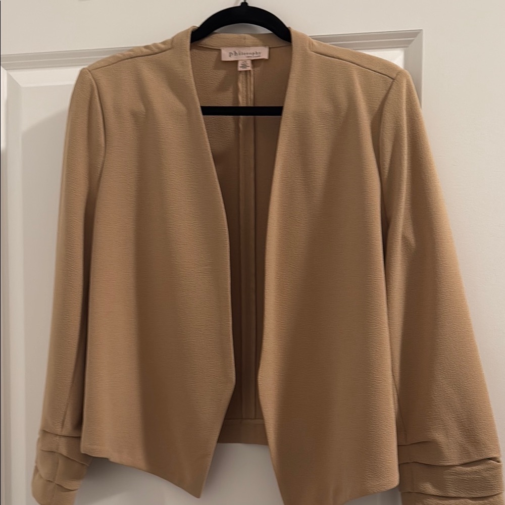 Philosophy Women's Beige Blazer